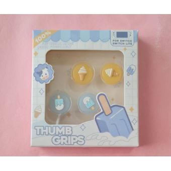  Switch Button Thumb Grips - Ice Cream Cone & Popsicle (2 designs)