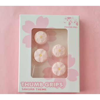  Switch/PS4 Button Thumb Grips - Sakura Flower (2 designs)