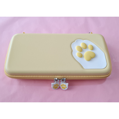  Switch Hard Cover Case - Cat Paw (geel)