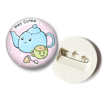 'Hey Cutea' Thee Button - 36mm