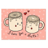 'I love you a Latte' Koffie Kaart