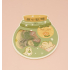 Kawaii Dino/Avocado Stickers 45 stuks (groen)