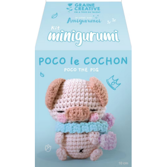 DIY Minigurumi Cochon/Varken Crochet set