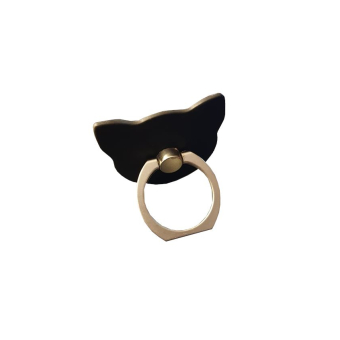 Kat Telefoon Ring (zwart)