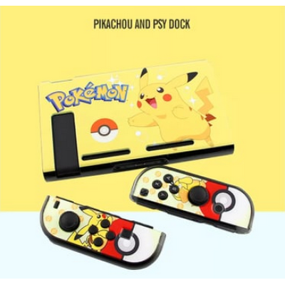  Switch Harde Beschermhoes - Pokemon Pikachu & Psyduck (yellow)