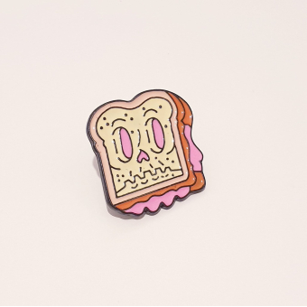 Creepy Sandwich Pin