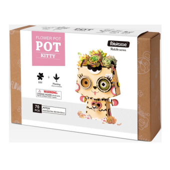 Robotime - DIY Flower Pot Kitty
